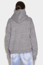 Dsquared2 Iconic Icon Spray Sweatshirt D2 GREY - Image 2