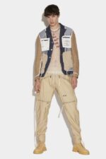 Dsquared2 Iconic IVORY/SAFARI Parachute Trousers D2