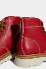 Dsquared2 Iconic Joe Ankle Boots RED/CORAL - Image 4