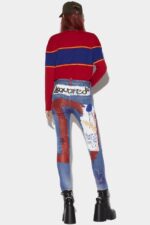Dsquared2 Iconic L.A. Customized Graffiti Wash Skinny Dan Cropped Jeans - Image 2