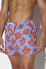 Dsquared2 Iconic Leaf Swim Brief BLUE - Image 3
