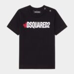 Dsquared2 Iconic LEMON YELLOW/BLACK D2Kids T-Shirt