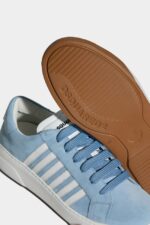 Dsquared2 Iconic LIGHT BLUE/BROWN Bumper Sneakers D2 - Image 5