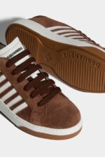 Dsquared2 Iconic LIGHT BLUE/BROWN Bumper Sneakers D2 BROWN - Image 4