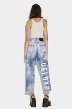 Dsquared2 Iconic Light Camo Glitter Wash Boston Jeans - Image 2