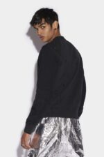 Dsquared2 Iconic Logo Cool Raglan Crew Sweater - Image 2