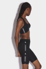 Dsquared2 Iconic Logo Leaf Sports Bra
