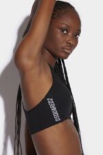 Dsquared2 Iconic Logo Leaf Sports Bra - Image 3