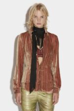 Dsquared2 Iconic Long Sleeve Fitted Shirt FANTASY D2