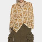 Dsquared2 Iconic Long Sleeve Fitted Shirt GREEN