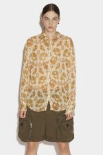 Dsquared2 Iconic Long Sleeve Fitted Shirt GREEN - Image 4