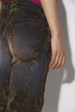 Dsquared2 Iconic Loose Dungarees GREEN/MILITARY GREEN - Image 4