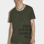 Dsquared2 Iconic Love D&D Cigar T-Shirt