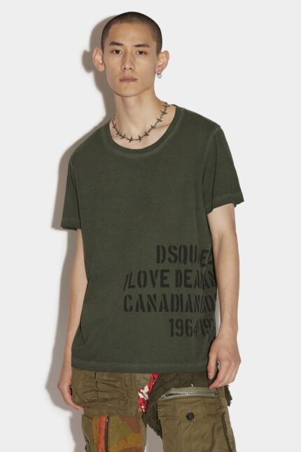Dsquared2 Iconic Love D&D Cigar T-Shirt