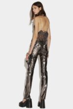 Dsquared2 Iconic Low Waist Bumster Trousers SILVER/FANTASY - Image 2