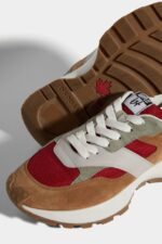 Dsquared2 Iconic Maple 64 Sneakers BLACK/COGNAC - Image 5