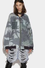 Dsquared2 Iconic Maxi Bomber GREEN - Image 3