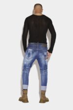 Dsquared2 Iconic Medium Camo Patch Wash Sailor Jeans - Image 2