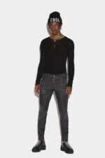 Dsquared2 Iconic Medium Clean Black Wash Sexy Twist Jeans