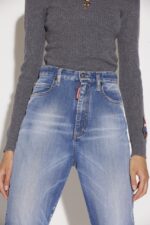 Dsquared2 Iconic Medium Proper Wash Sasoon Jeans - Image 4