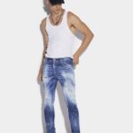 Dsquared2 Iconic Medium Spotty Wash Super Twinky Jeans