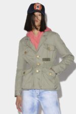 Dsquared2 Iconic Military Belted Jacket - Image 3
