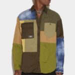 Dsquared2 Iconic Military Patchwork Shirt