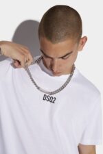 Dsquared2 Iconic Mini Dsq2 Box T-Shirt WHITE/BLACK - Image 3