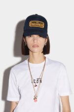 Dsquared2 Iconic Mini Icon T-Shirt WHITE/DARK FUXIA