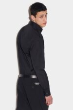 Dsquared2 Iconic Mini Logo Relax Dan Shirt WHITE/BLACK - Image 2