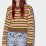 Dsquared2 Iconic Mini Stripes Sweater CAMEL D2 CAMEL