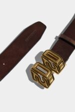 Dsquared2 Iconic Monogram Plaque Belt - Image 3