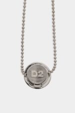 Dsquared2 Iconic Nozzle Necklace D2 PALLADIUM - Image 2