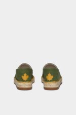 Dsquared2 Iconic OCHRE/GREEN One Life Organic Cotton Espadrilles D2 - Image 2