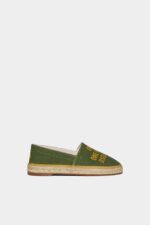 Dsquared2 Iconic OCHRE/GREEN One Life Organic Cotton Espadrilles D2
