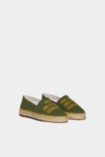 Dsquared2 Iconic OCHRE/GREEN One Life Organic Cotton Espadrilles D2 - Image 3