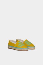 Dsquared2 Iconic OCHRE/GREEN One Life Organic Cotton Espadrilles D2 OCHRE - Image 3