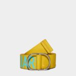 Dsquared2 Iconic One Life Organic Cotton Belt GREEN/TURMERIC