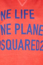 Dsquared2 Iconic One Life Organic Cotton Cool Sweatshirt D2 RED - Image 4
