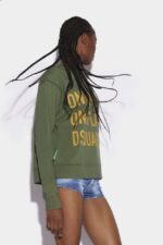 Dsquared2 Iconic One Life Organic Cotton Cool Sweatshirt GREEN