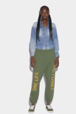 Dsquared2 Iconic One Life Organic Cotton Joggers GREEN - Image 3