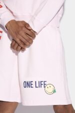 Dsquared2 Iconic One Life Organic Cotton Shorts D2 PINK - Image 3