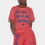 Dsquared2 Iconic One Life Organic Cotton Shorts RED D2 RED