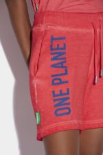 Dsquared2 Iconic One Life Organic Cotton Shorts RED D2 RED - Image 5