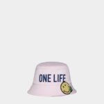Dsquared2 Iconic One Life Recycled Nylon Bucket Hat PINK
