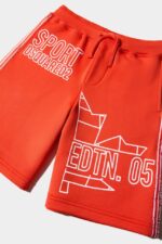 Dsquared2 Iconic ORANGE D2Kids Sport Edtn.05 Shorts - Image 3