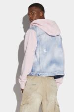 Dsquared2 Iconic PAstel Sky Dan Jacket - Image 2