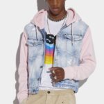 Dsquared2 Iconic PAstel Sky Dan Jacket