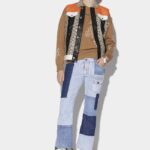Dsquared2 Iconic Patchwork Bell Bottom Denim Jeans