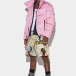 Dsquared2 Iconic PINK Ceresio 9 Puffer Jacket